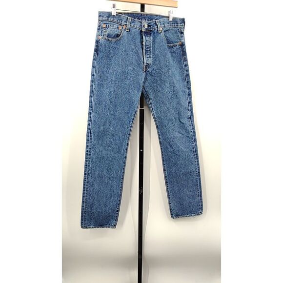 Farm Rio Denim - Levi's Wedgie Straight Ankle Jeans Blue Pants 34
